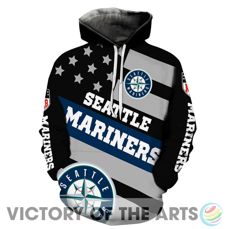 Proud Of American Stars Seattle Mariners Hoodie