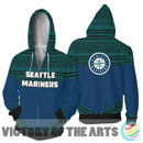 Simple Color Floral Seattle Mariners Hoodie
