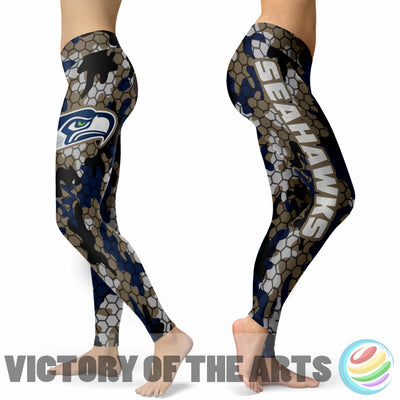 Inspired Hex Camo Seattle Seahawks Leggings Shop