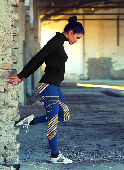 Straight Cute Beautiful Attractive St. Louis Blues Leggings