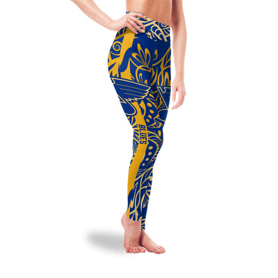 Curly Line Charming Daily Fashion St. Louis Blues Leggings