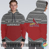 Simple Color Floral St. Louis Cardinals Hoodie