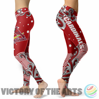 Great Summer With Wave St. Louis Cardinals Leggings