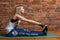 Through Great Logo Spread Body Striped Circle Tampa Bay Rays Leggings