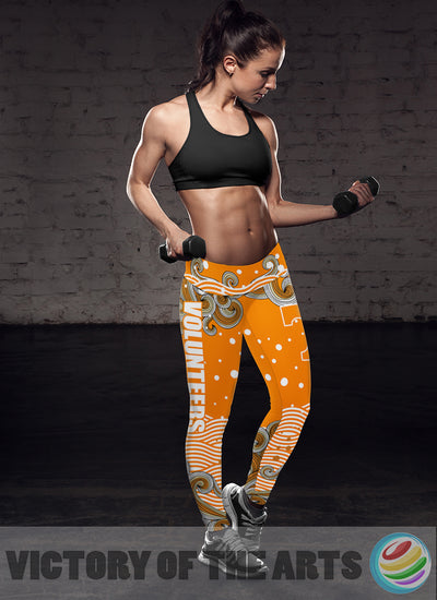 Great Summer With Wave Tennessee Volunteers Leggings