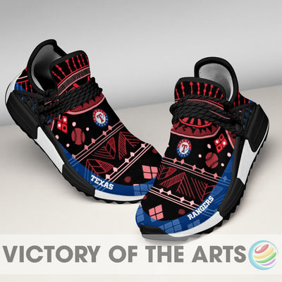 Amazing Pattern Human Race Texas Rangers Shoes For Fans