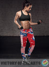 Great Summer With Wave Texas Rangers Leggings