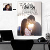 To My Wife - I Will Love Until I Die Custom Canvas Print