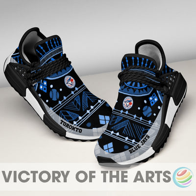 Amazing Pattern Human Race Toronto Blue Jays Shoes For Fans