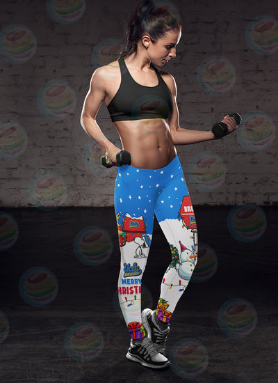 Funny Merry Christmas UCLA Bruins Leggings