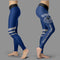 Through Great Logo Spread Body Striped Circle Vancouver Canucks Leggings