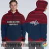 Simple Color Floral Washington Capitals Hoodie