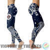 Great Summer With Wave Winnipeg Jets Leggings