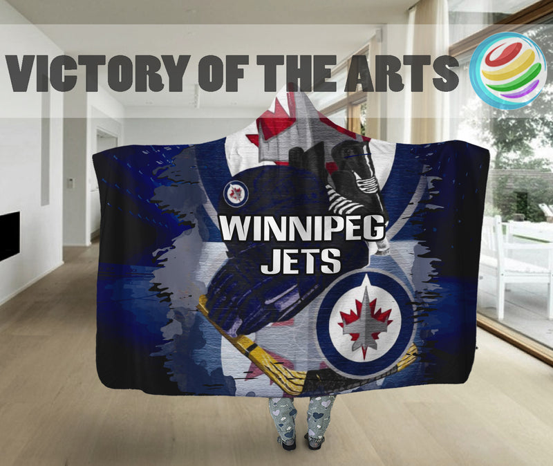 Pro Shop Winnipeg Jets Home Field Advantage Hooded Blanket