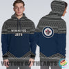 Simple Color Floral Winnipeg Jets Hoodie