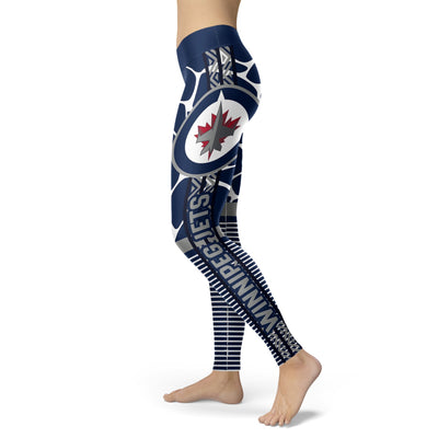 Cool Air Lighten Attractive Kind Winnipeg Jets Leggings