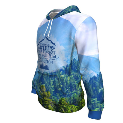 You Will Find A Better Connection Camping All Over Printed Hoodies