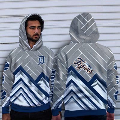 Fashion Cross Line Detroit Tigers Hoodie