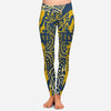 Curly Line Charming Daily Fashion Notre Dame Fighting Irish Leggings