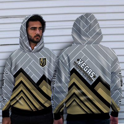 Fashion Cross Line Vegas Golden Knights Hoodie