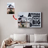 Attitude is a little thing that makes a Big difference Horse Canvas Print