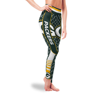 Cool Single Small Line Circle Stylish Fashion Green Bay Packers Leggings