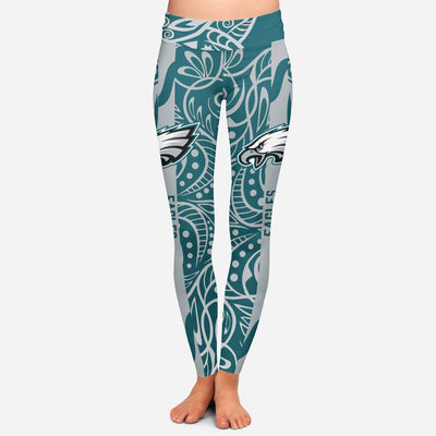 Curly Line Charming Daily Fashion Philadelphia Eagles Leggings