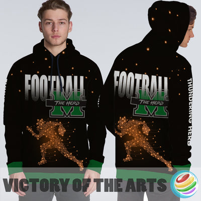 Fantastic Players In Match Marshall Thundering Herd Hoodie