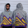 Fashion Cross Line Minnesota Vikings Hoodie