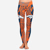 Curly Line Charming Daily Fashion Denver Broncos Leggings