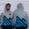 Fashion Cross Line Carolina Panthers Hoodie