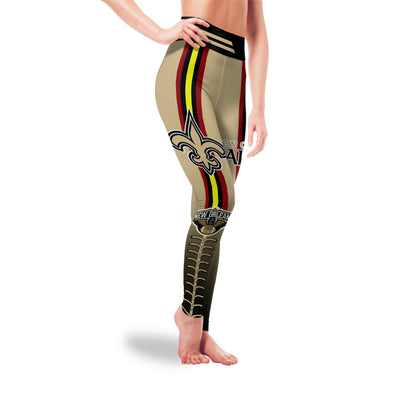 Cute Twins Logo New Orleans Saints Leggings For Fans