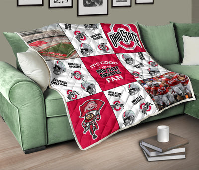 It's Good To Be An Ohio State Buckeyes Fan Quilt