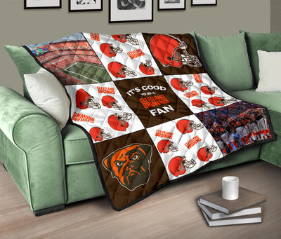 It's Good To Be A Cleveland Browns Fan Quilt