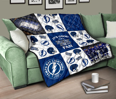 It's Good To Be A Tampa Bay Lightning Fan Quilt