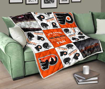 It's Good To Be A Philadelphia Flyers Fan Quilt