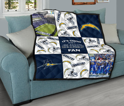 It's Good To Be A Los Angeles Chargers Fan Quilt