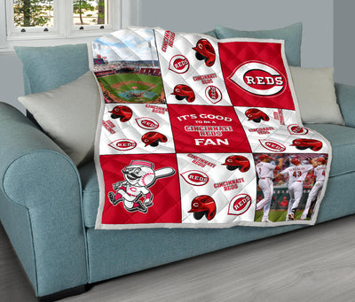 It's Good To Be A Cincinnati Reds Fan Quilt