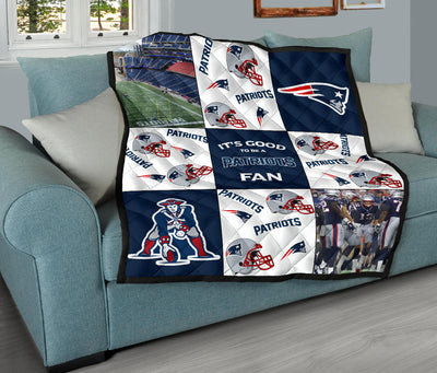 It's Good To Be A New England Patriots Fan Quilt