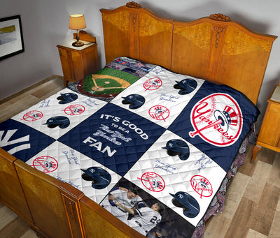 It's Good To Be A New York Yankees Fan Quilt