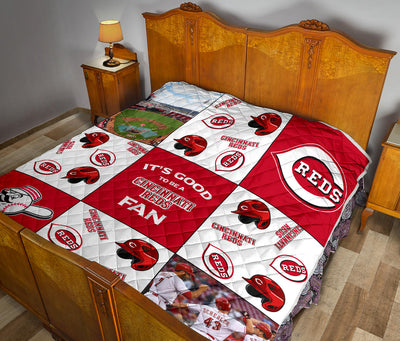 It's Good To Be A Cincinnati Reds Fan Quilt