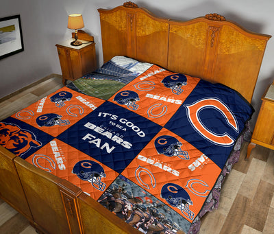 It's Good To Be A Chicago Bears Fan Quilt