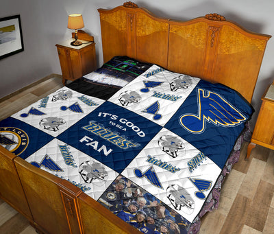 It's Good To Be A St. Louis Blues Fan Quilt