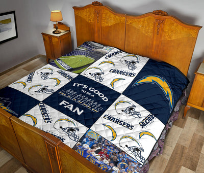 It's Good To Be A Los Angeles Chargers Fan Quilt