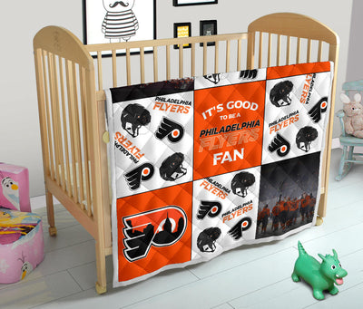 It's Good To Be A Philadelphia Flyers Fan Quilt