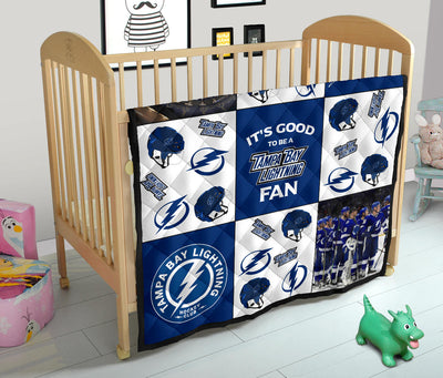 It's Good To Be A Tampa Bay Lightning Fan Quilt