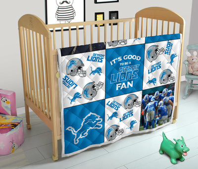 It's Good To Be A Detroit Lions Fan Quilt