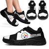 Colorful Logo Pittsburgh Steelers Chunky Sneakers