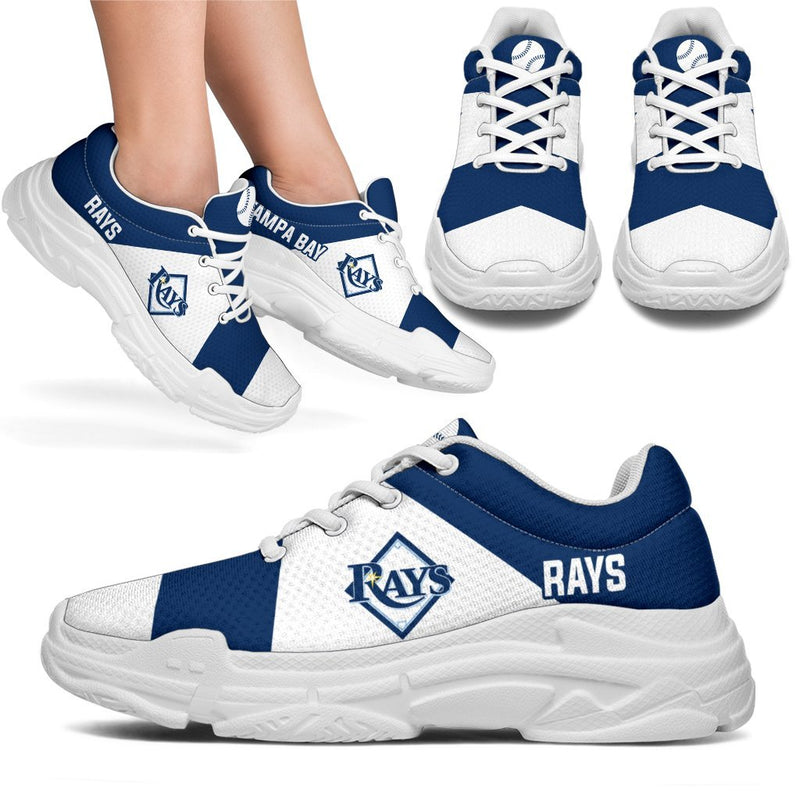 Colorful Logo Tampa Bay Rays Chunky Sneakers
