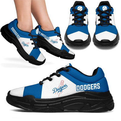 Colorful Logo Los Angeles Dodgers Chunky Sneakers